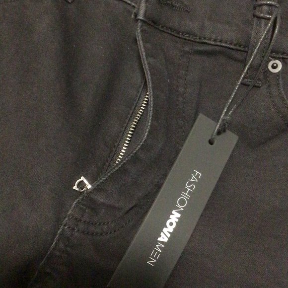 Icon Skinny Jean - Black mens asian size 34W - Picture 6 of 11